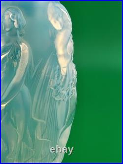 New Vintage Sabino Opalescent Art Glass Perfume Scent Bottle Nudes France