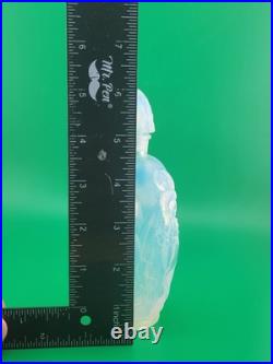 New Vintage Sabino Opalescent Art Glass Perfume Scent Bottle Nudes France