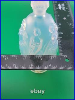 New Vintage Sabino Opalescent Art Glass Perfume Scent Bottle Nudes France