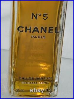 No 5 EDP Refillable 2 oz with Case Vintage New Original