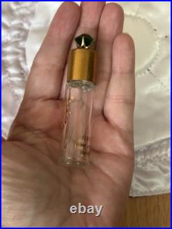 ON DIT Elizabeth Arden Green Jeweled Perfume Bottle- Very Rare- Empty, Vintage