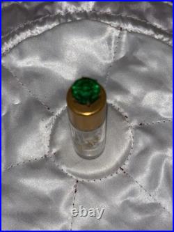 ON DIT Elizabeth Arden Green Jeweled Perfume Bottle- Very Rare- Empty, Vintage