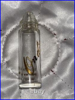 ON DIT Elizabeth Arden Green Jeweled Perfume Bottle- Very Rare- Empty, Vintage