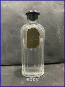 Old Vintage Rare L'heure Attendue Jean Patou Cut Glass Perfume Bottle, Paris