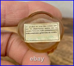 Open bottle, 1970's 1/2 oz 15ml Vintage Vol De Nuit Extrait by GUERLAIN Open bottle, 1970's 1/2 oz 15ml Vintage Vol De Nuit Extrait by GUERLAIN