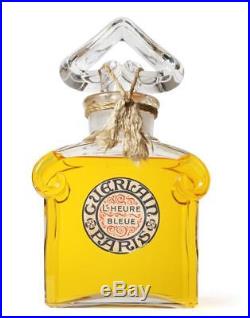 Original Vintage Glass Factice Perfume Bottle 11 Guerlain L'Heure Bleue Display