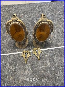Ormolu Vintage Perfume Bottles 10 One Has Broken Glass Applicator