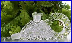 PAIR Vintage Czech Perfume BottlesSignedDaubers IntactRARE5.75 Gorgeous