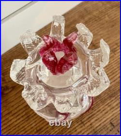 PAIRPOINT-Gunderson MCM Flower Perfume Bottle-Made for Irving W. Rice & Co. 1955