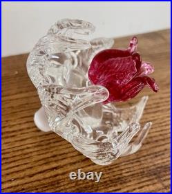 PAIRPOINT-Gunderson MCM Flower Perfume Bottle-Made for Irving W. Rice & Co. 1955