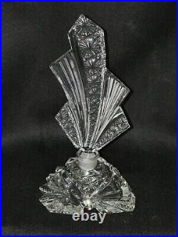 PERFUME Bottle Vintage Intricate Design Ornate ART DECO