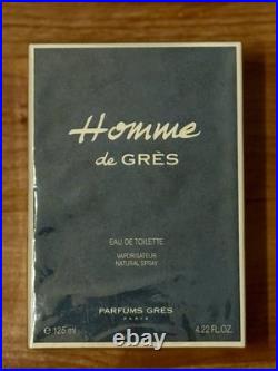 Parfums Grès Hômme de Grès EDT. 125ml Bottle. NOS Box Is Not Open. Vintage