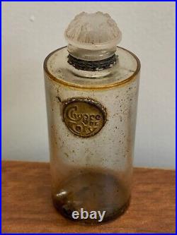 Perfume Bottle Rare Chypre D Coty Paris France Lalique Vintage Antique