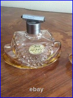 Perfume Bottles Vintage German Crystal Perfume Vanity Set Marked
