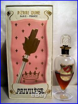 Privilege Flacon De Parfum Coffret 1947 Vintage Perfume Bottle
