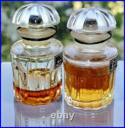 Quadrille, Le Dix coffret with two. 50 oz perfume bottles Rare vintage set