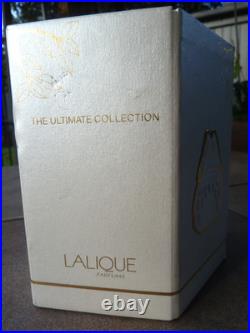 RARE Lot 3 Vintage Sampler LALIQUE Crystal Perfume Parfum Bottle In Original Box