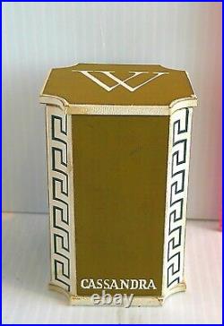 RARE VINTAGE WEIL CASSANDRA PARIS CO BOTTLE COLUMN DESIGN with ORIGINAL BOX