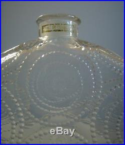 RARE VNTG HUGE 8 Display Rene Lalique Forvil Chypre Perfume Bottle
