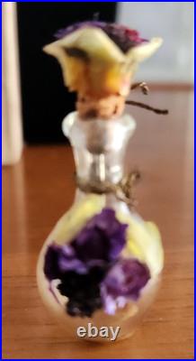 RARE Vintage 1930 Elizabeth Arden Violet Essence Perfume Bottle Box Extra Bottle