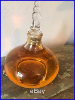RARE Vintage Amouage gold/silver perfume bottle/decanter Factice/Store display