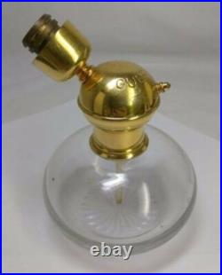 RARE Vintage Antique Guerlain Perfume Atomizer For Hair Clear Glass Bottle Gold