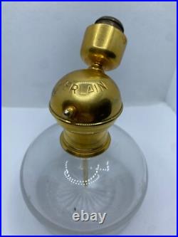 RARE Vintage Antique Guerlain Perfume Atomizer For Hair Clear Glass Bottle Gold