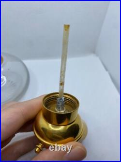RARE Vintage Antique Guerlain Perfume Atomizer For Hair Clear Glass Bottle Gold