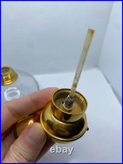 RARE Vintage Antique Guerlain Perfume Atomizer For Hair Clear Glass Bottle Gold