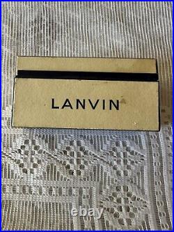 RARE Vintage Antique Lanvin Parfum Perfume Bottle Set Of 4 With Box France 1930s