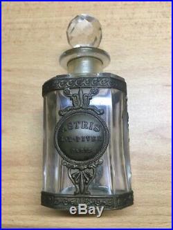 RARE Vintage Antique PERFUME BOTTLE ASTRIS-L T PIVER PARIS BACCARAT ORMOLU CASE