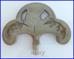 RARE Vintage Czech Ingrid Bohemia Bottle Art Deco Roses Fawn Women & Stopper