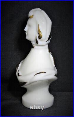 RARE Vintage ORCEL ORSEL Coup de Chapeau FRENCH Art Glass Opaque Parfum Bottle
