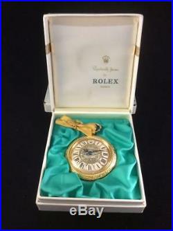 ROLEX FLACON DE PARFUM Rare Vintage Gold Perpetually Yours Perfume 52mm Large