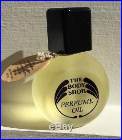 Rare 1980 90s Vintage THE BODY SHOP CAMOMELLA Camomile PERFUME OIL Glass Bottle