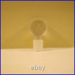 Rare! 2 Vintage Lalique Frosted Worth Je Reviens Perfume Bottles Made France