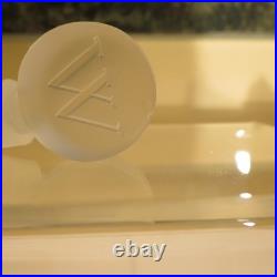 Rare! 2 Vintage Lalique Frosted Worth Je Reviens Perfume Bottles Made France