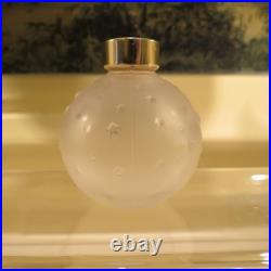 Rare! 2 Vintage Lalique Frosted Worth Je Reviens Perfume Bottles Made France