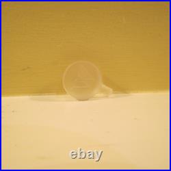 Rare! 2 Vintage Lalique Frosted Worth Je Reviens Perfume Bottles Made France