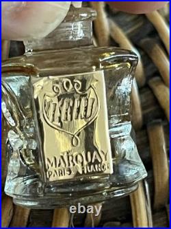 Rare 5 VTG Mini Perfume Bottles Lelu/Ciro-Paris Dralle-Germany Palmyra Loral-Eng