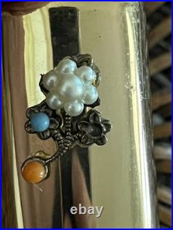 Rare 5 VTG Mini Perfume Bottles Lelu/Ciro-Paris Dralle-Germany Palmyra Loral-Eng