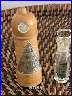 Rare 5 VTG Mini Perfume Bottles Lelu/Ciro-Paris Dralle-Germany Palmyra Loral-Eng