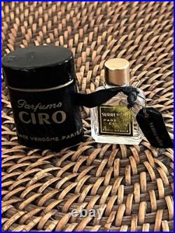 Rare 5 VTG Mini Perfume Bottles Lelu/Ciro-Paris Dralle-Germany Palmyra Loral-Eng