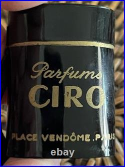 Rare 5 VTG Mini Perfume Bottles Lelu/Ciro-Paris Dralle-Germany Palmyra Loral-Eng
