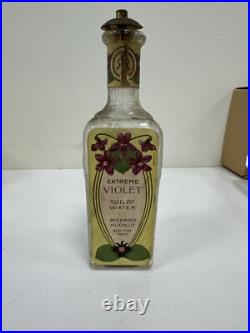 Rare Antique Richard Hudnut Extreme Toilet Water Vintage Perfume Bottle