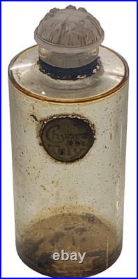 Rare Antique Vintage'Chypre de Coty', perfume bottle. C. 1927. 2.5 tall
