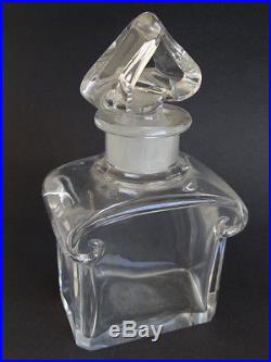 Rare BIG Perfume Bottle Guerlain by BACCARAT Large French Antique Vintage