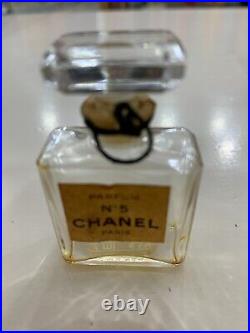 Rare Chanel No. 5 Paris France Perfume Bottle Antique Collectible Vintage
