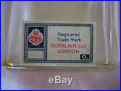 Rare Guerlain Jicky Antique Vintage Perfume Bottle Brevete Parfumeur London