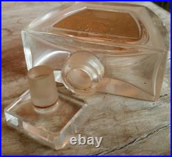 Rare Old Vintage Antique Jasmin F. Wolff & Sohn Karlsruhe Perfume Bottle Germany